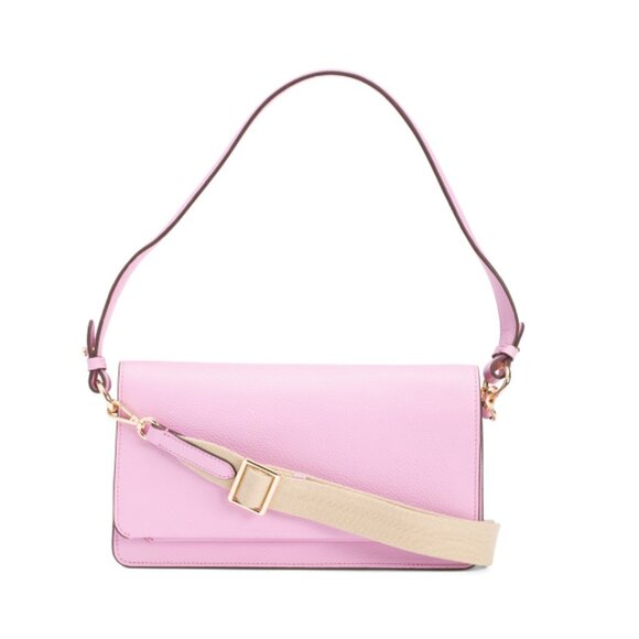 RADLEY LONDON Sugar Pink Leather Lane Flap Over Shoulder Bag